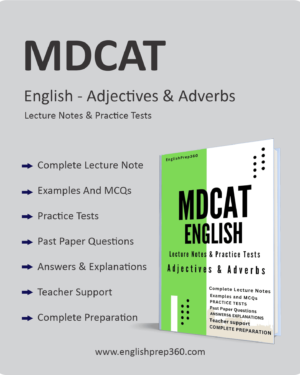 MDCAT English - Adjectives & Adverbs