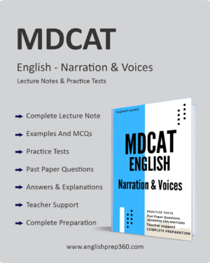MDCAT English - Narration & Voices