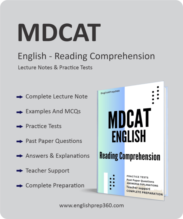 MDCAT English - Reading Comprehension